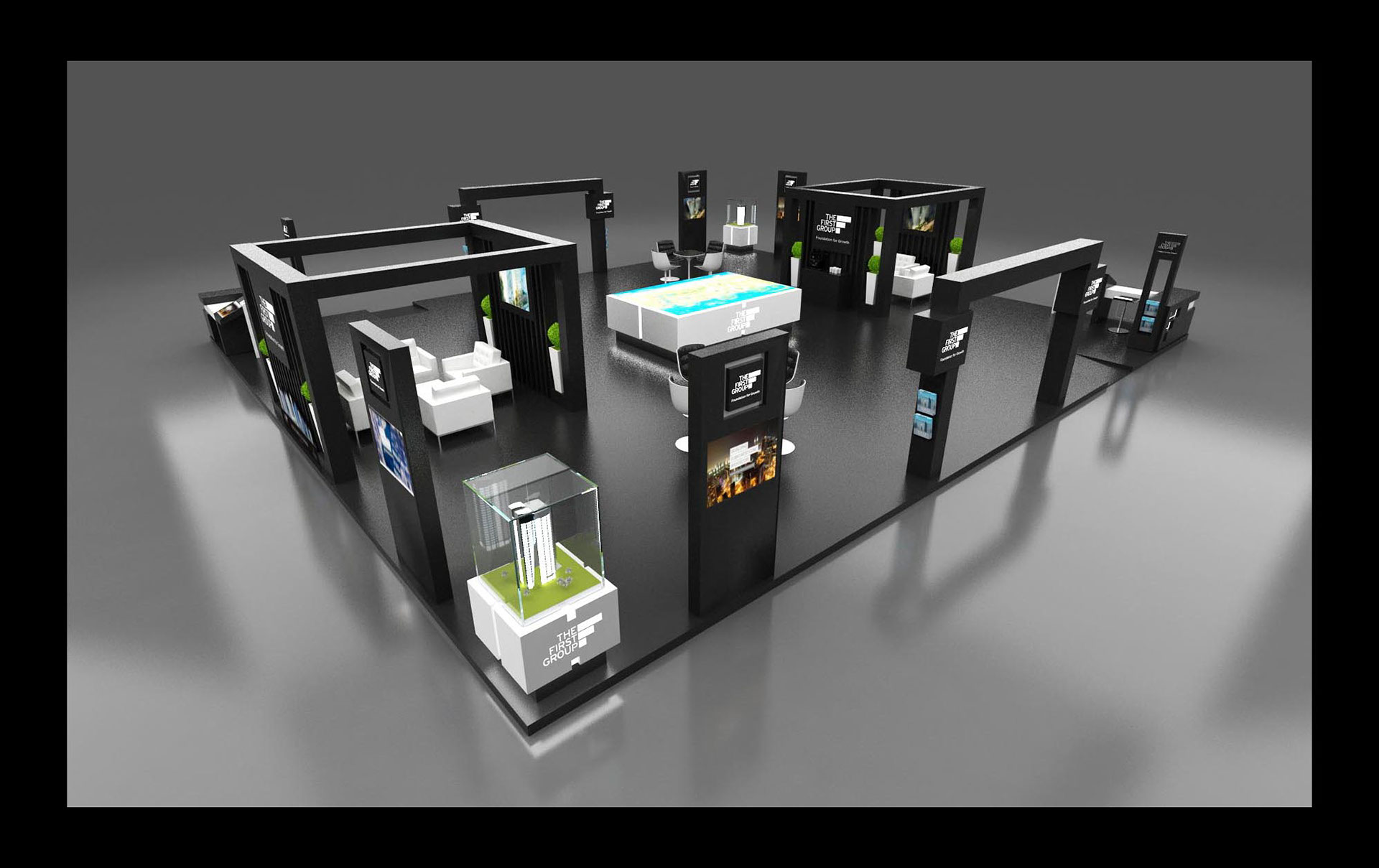 The First Group sales booth